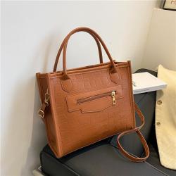 KBW632 New Women Bag Fashion Stone Pattern Shoulder Crossbody High Quality PU Vintage Ladies Tote Bag