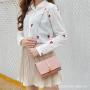Mobile phone bag pu leather tassel chain small women shoulder crossbody bags wholesale 2024 small square bag
