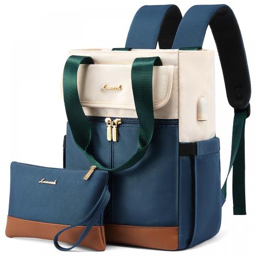 LOVEVOOK Factory Wholesale 2pcs Small Shoulder Tote Bags for Woman Mini School Work Laptop Daypack Women Backpacks Purses set