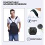 Gelory Drawstring Backpack Nylon Sports Gym Waterproof String Bag Cinch Sack Gymsack for Men Women