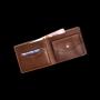Genuine leather coin wallet RFID men wallet for gift with logo added