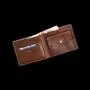 Genuine leather coin wallet RFID men wallet for gift with logo added
