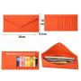 Factory Wholesale New Fashion Long Ladies Card Holder Wallet Minimalist Pu Leather Envelope Purse Custom Logo Wallet Women
