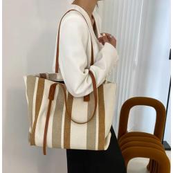 CCF294 Women Bag Casual Tote Vintage Bucket Bag Canvas Handbag Large Capacity Single Designer Luxury Shoulder Messenger Bags
