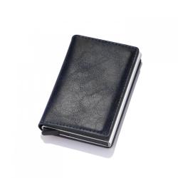 2024 Modified RFID Anti-theft Brush Men's Explosion Brake Aluminum Alloy Card Case Card Holder Wallet Factory Wholesale