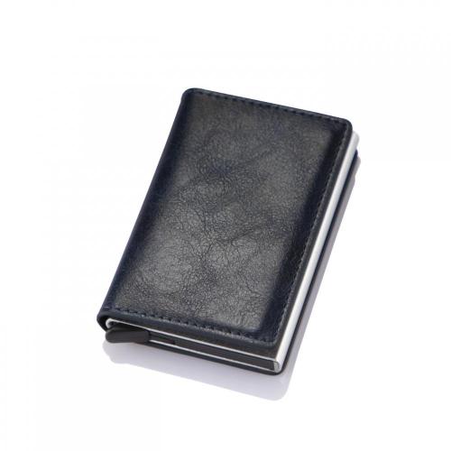 2024 Modified RFID Anti-theft Brush Men's Explosion Brake Aluminum Alloy Card Case Card Holder Wallet Factory Wholesale