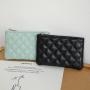2024 New Lingge Short PU Soft Leather Coin Purse Cross Body Ultra Light Ladies Card Bags Wallets Purse