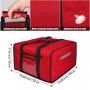Wholesale Extra Large Insulated Food Bag Pizza Rider Delivery Bag Motorbike Thermal Delivery Cooler Bag