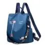 CCF404 New Fashion Flower Embroidery Backpack Fashion Women Oxford Cloth Large Capacity Ladies Backpack Tote School Bags
