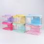 Wholesale Portable Clear PVC Toiletry Bag Custom Transparent Cosmetic Bag Women Organizer Make Up Bag