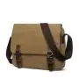 MGB034 Men's Single Shoulder Bags Canvas Vintage Messenger Crossbody Business Mobile Phone Bag Sling Casual Black Men Bag
