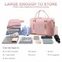 JFFD Weekender Overnight Carry on Duffel Bag with Toiletry Purses Shoulder Tote Gym Bag Cheap Travel Luggage Bags for Women