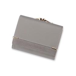 New Fashion Retro Solid Color Women's Short Wallet