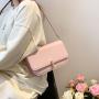 Women's bag wholesale foreign trade 2022 Korean version of the new trendy PU solid color small square bag cross-border trend sho