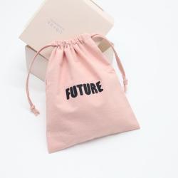 Custom Promotion Washing Cotton Linen Makeup Pouch Luxury Drawstring Gift Skincare Product Packaging Cotton Cosmetic Bag