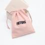 Custom Promotion Washing Cotton Linen Makeup Pouch Luxury Drawstring Gift Skincare Product Packaging Cotton Cosmetic Bag