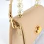 2021 New Arrival Fashion Design Vegan Leather Pearls Chain Handbags Luxury Bags for Women