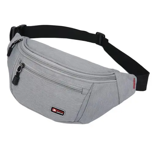 Wholesale Fashion Custom Logo Sports Gym Running Belt Bag Fanny Pack Waist Bag for men women
