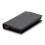 Mens luxury pop up wallet wholesale rfid blocking aluminum card case genuine leather slim bifold wallet