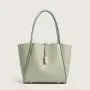 Basket bag Lady 2024 Korean Version  The New Soft Leather Senior Shoulder Bag Large Capacity Fashion Niche Tote Bag