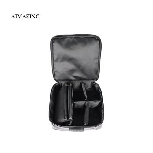 Hot Sell Pu Herb Bags Custom Print Logo  Bags Jar Smell Proof Man bag Lockable Case