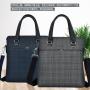 New Fashion PVC Men's Computer Handbags Single Shoulder Crossbody Bags Men'S Business Briefcases Handbags For Men