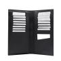 Fashion men's long wallet premium portfolio gift saffiano leather long purse for business men
