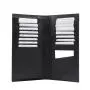 Fashion men's long wallet premium portfolio gift saffiano leather long purse for business men