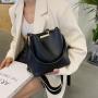 New Fashion bucket bags women handbags ladies luxury shoulder pu leather bag spring designer bucket bags wholesale