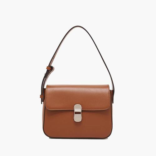 Wholesale Customize High Quality Smooth Faux Leather Handbags Classic Trending Shoulder Bags