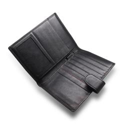 Real leather passport cover slim RFID passport cover for men
