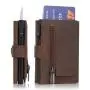 Metal Rfid Blocking Wallet Credit Card Holder Rfid Blocking Leather Aluminum Wallet