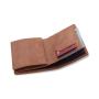 Custom Logo Luxury Credit id Card Holder Minimalist Wallet PU Leather Men Bi-Fold Wallets