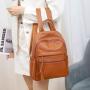 2024 New Genuine leather bag computer bags large capacity backpack men and women simple leisure backpack