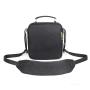 Pu Leather Cross Body Bag For Travel With Carbon Lined And More Compartment For Men And Women Smell Proof Bag