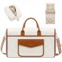 2024 LOVEVOOK new arrival Portable Hanging Weekender bags for women carry on overnight large capacity foldable travel duffel bag