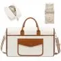 2024 LOVEVOOK new arrival Portable Hanging Weekender bags for women carry on overnight large capacity foldable travel duffel bag