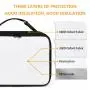 Wholesale Adult Small White Waterproof Insulated Thermal Sublimation Neoprene Blank Lunch Tote Cooler Bag With Zipper