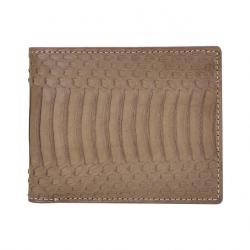 Handmade Slim Genuine Snakeskin Leather Bifold Short Wallet For Women