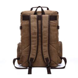 SC053 Canvas Men's Outdoor Sports Training Backpack Camouflage Travel Storage Bag Lightweight Camping Fight Games Shoulder Bag