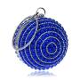 Hot selling round purses pearl beading bag handbags trendy wedding party bags women evening bag women clutch