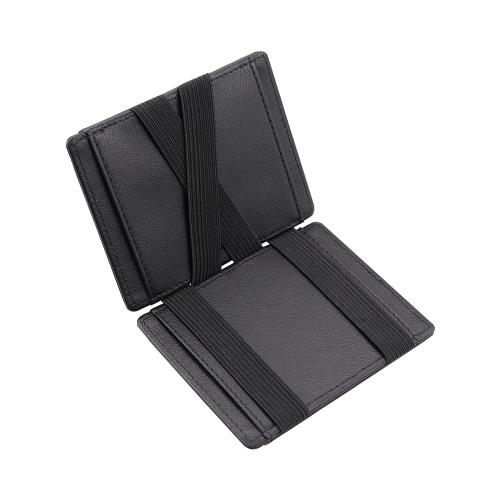 New design leather magic wallet men slim wallet card holder leather magic flip wallet