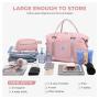Custom 2PCS/SET Travel Overnight Weekender Bag with Toiletry Bag Carry On Sports Tote Gym Duffel Bag for Women