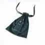 Flexography Customized Dark Green Velvet Drawstring Travel Shopping Handbag Small Medium Velvet Cosmetic Makeup Gift Bag