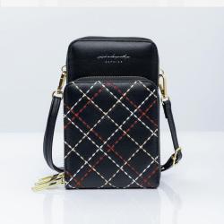 New Fashion Women's Large Capacity Mobilephone Bag China Wholesale PU Woman Bag 2021 Cross Bag Designer Purse With Three