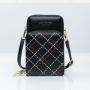 New Fashion Women's Large Capacity Mobilephone Bag China Wholesale PU Woman Bag 2021 Cross Bag Designer Purse With Three