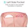 Gelory China Sale Leather Makeup Bag Zipper Pouch Travel Cosmetic Organizer for Women and Girls