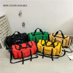Oxford Waterproof Travel Duffel Bags Organizer Luggage Bag Personalized Gym Bags With Shoe Compartment