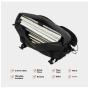 ZF035 Fashion Leisure Travel Simple Crossbody Bag Male Teenager Nylon Satchel Waterproof Wearable Shoulder Work Bag