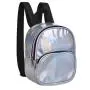 Travel College Students Backpack Daypacks Custom Laser Holographic PU Leather School Bag Bookbags